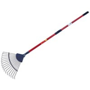 Amtech Lawn Rake 48" Steel Handle